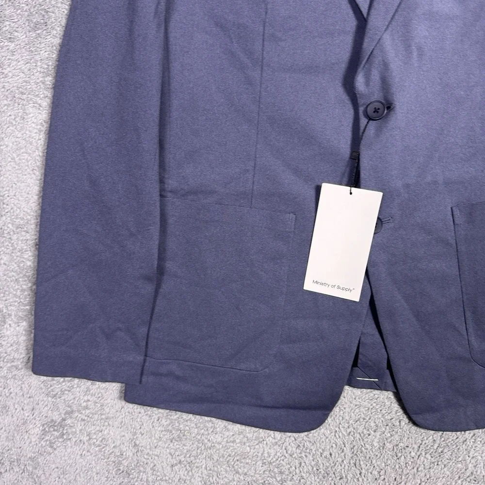 Ministry of Supply Blazer Mens XL Kinetic Stretch Jacket Unstructured NEW